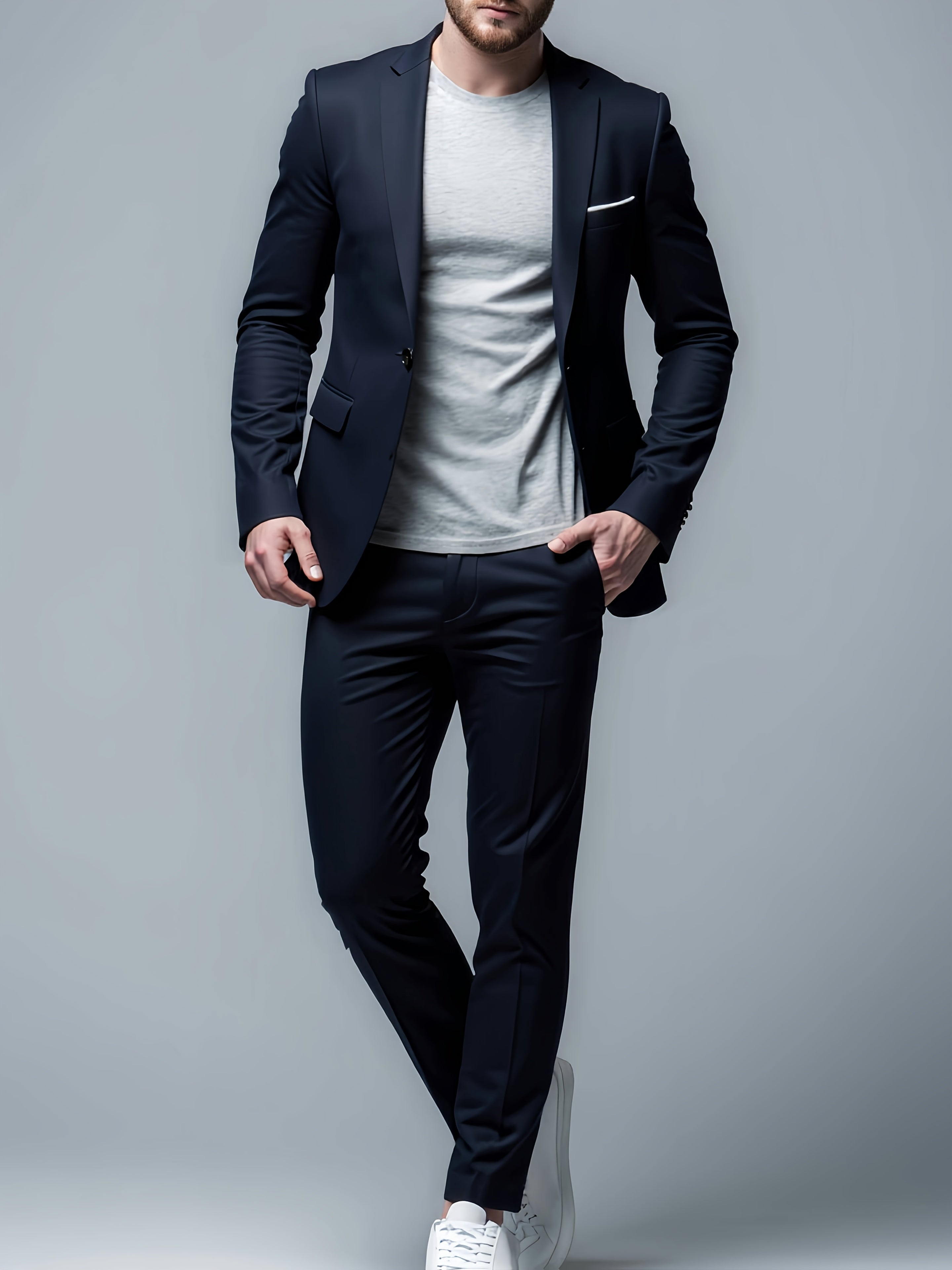 JAMES™ | Men's Stretch Two-Button Suit
