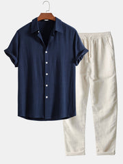 JAMES™ | Men's Relaxed Linen Co-Ord Set