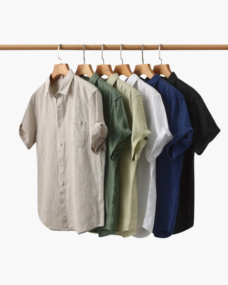 JAMES™ | Short-sleeve linen shirt