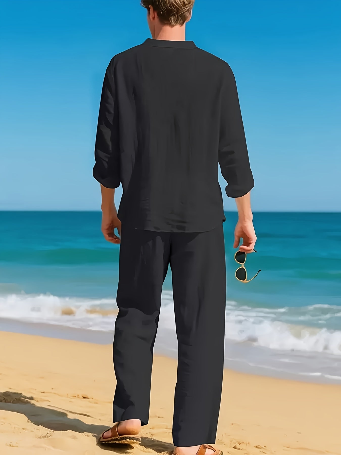 JAMES™ | Men's Woven Linen Co-ords