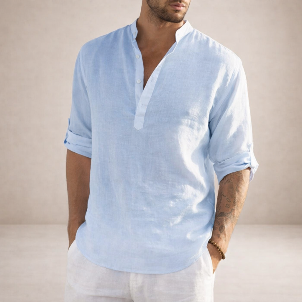 JAMES™ | Stand Collar Shirt