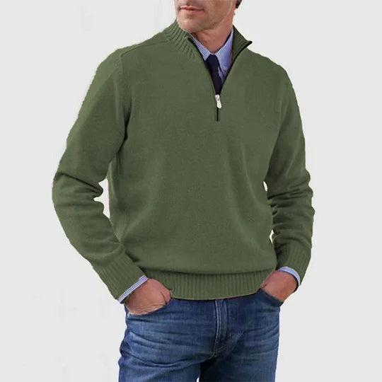 JAMES™ | CASUAL HALF-ZIP SWEATER