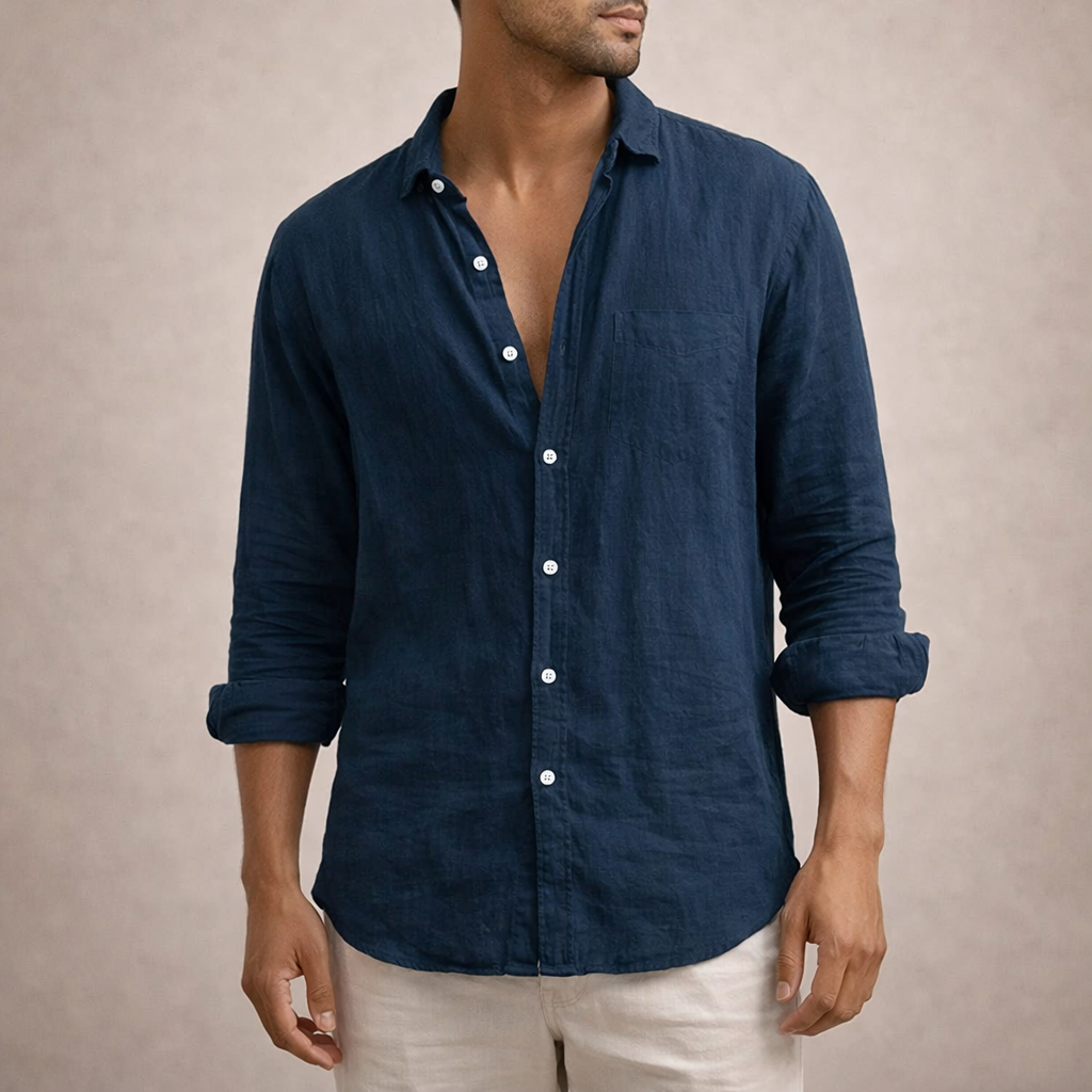 JAMES™ | Open Collar Shirt