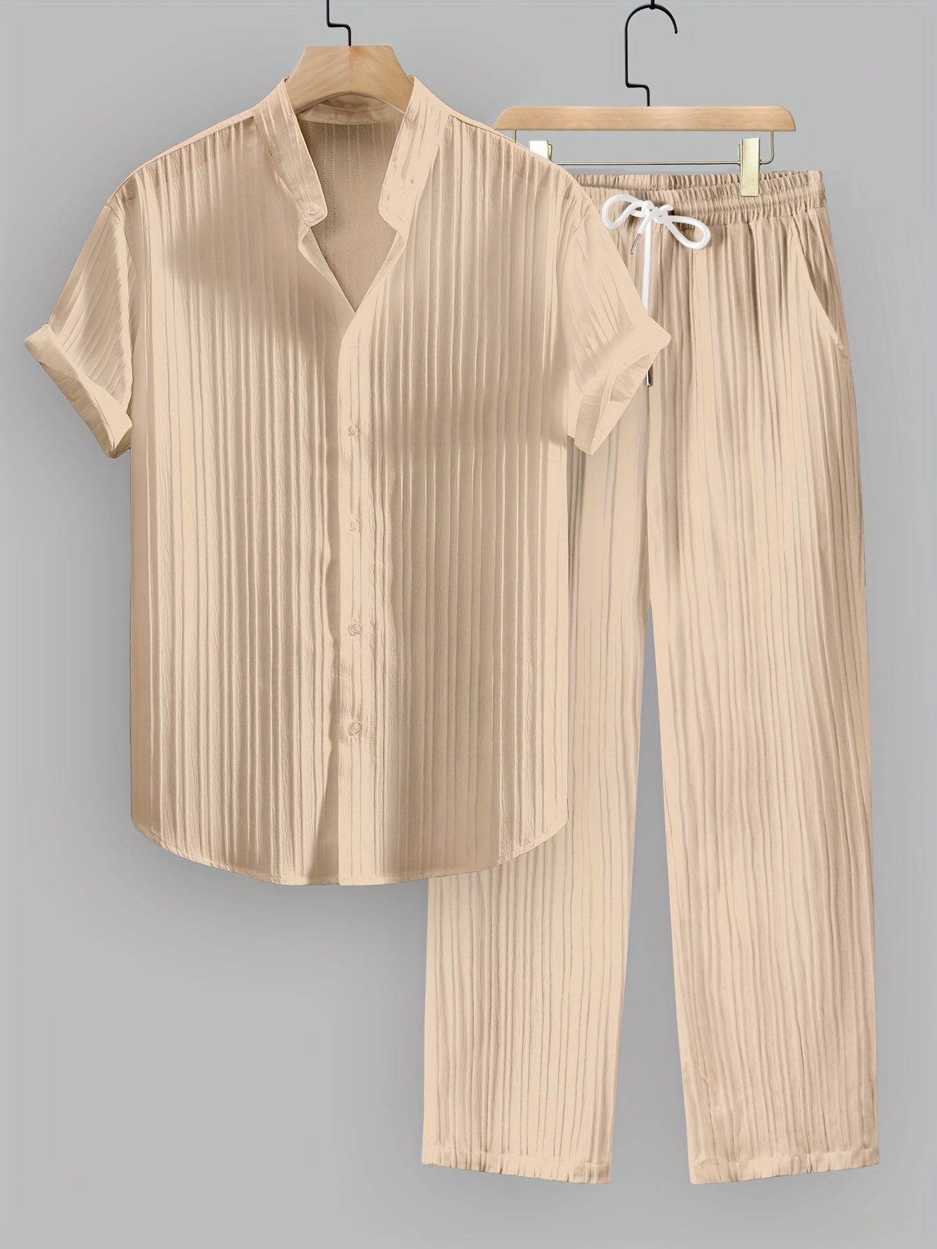 JAMES™ | Men's Ribbed Fabric Coordinated Set
