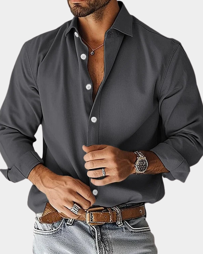 JAMES™ | SLIM FIT STRETCH BUTTONED SHIRT FOR MEN