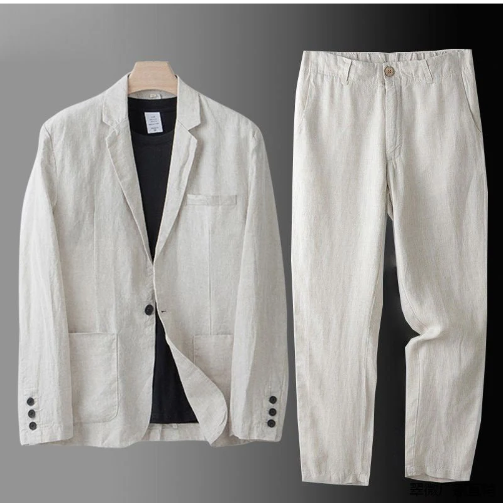 JAMES™ | Men's Pure Linen Coordinate Set