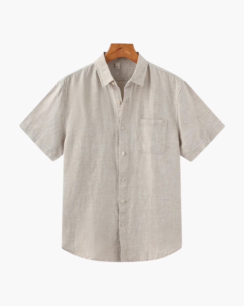 JAMES™ | Short-sleeve linen shirt
