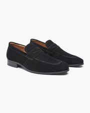 JAMES™ | Suede penny loafers