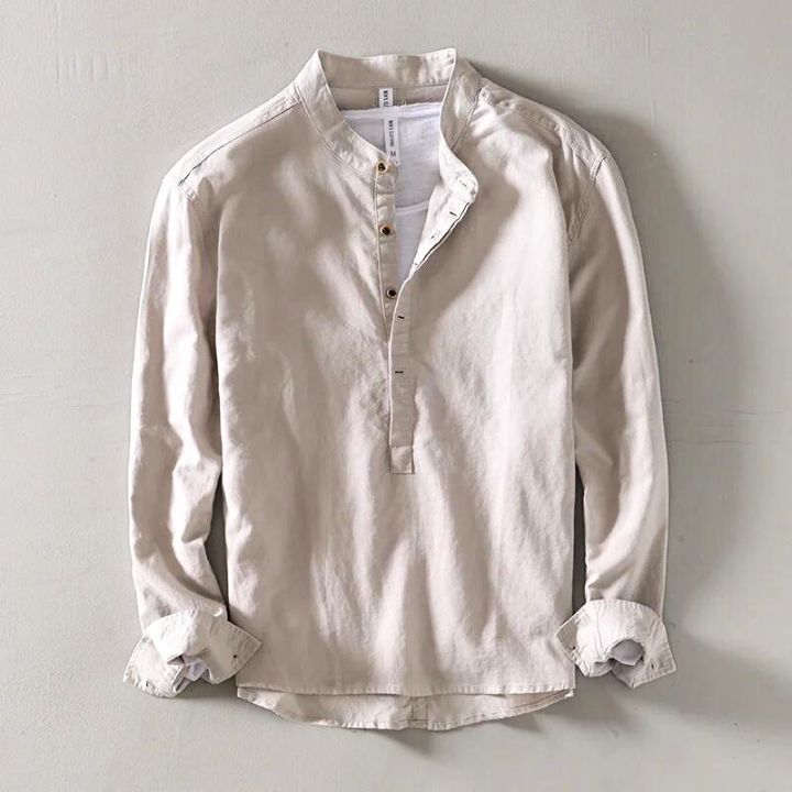 JAMES™ | MINIMALIST LINEN SHIRT