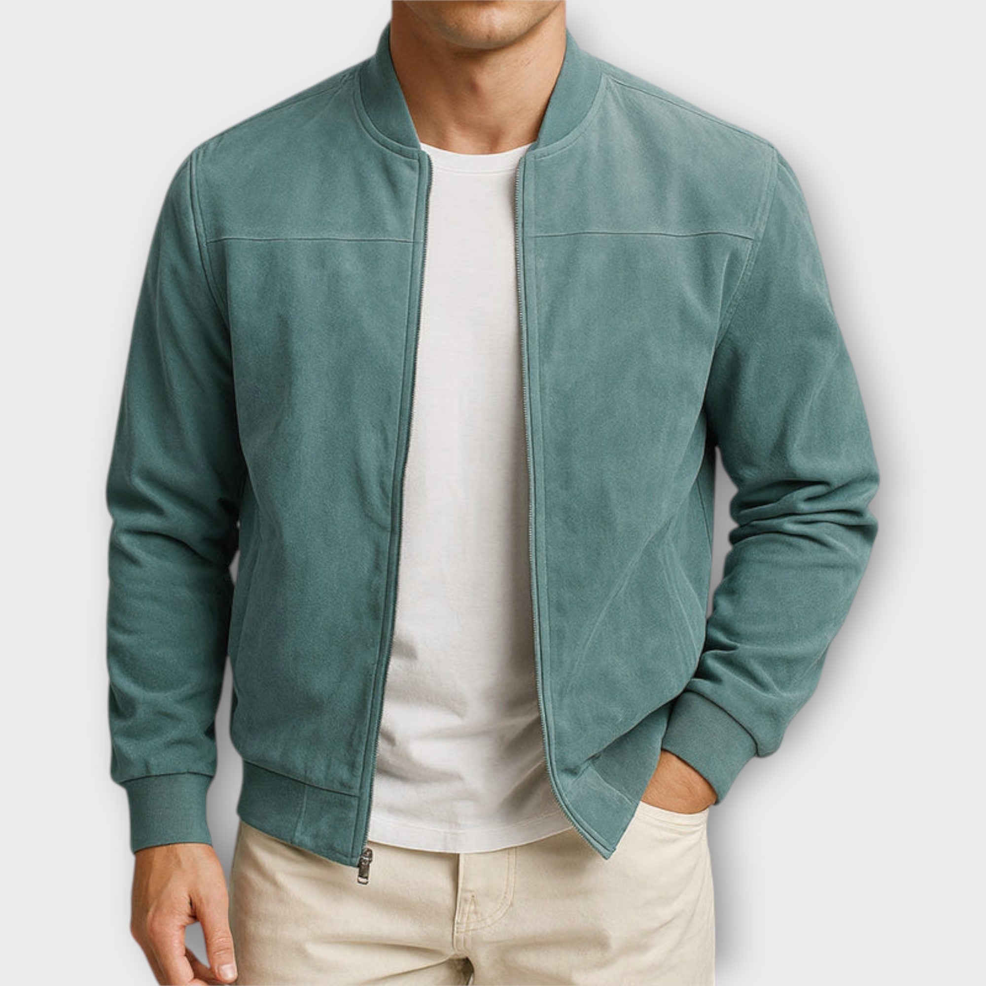 JAMES | SUEDE BOMBER JACKET