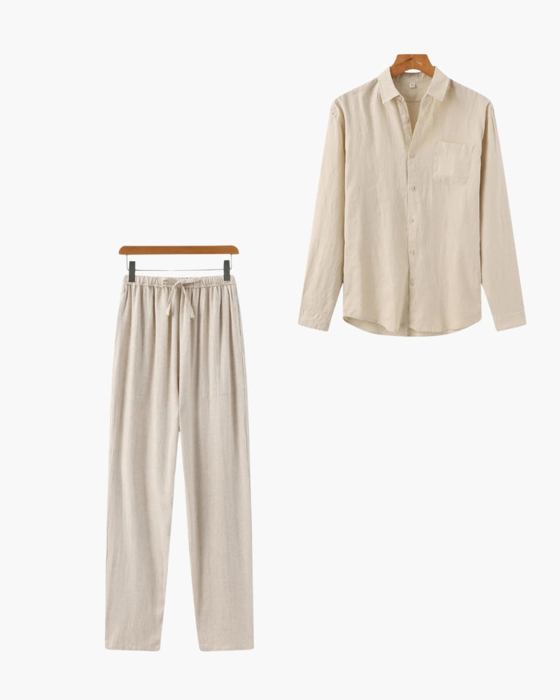 JAMES™ | Monochrome linen set