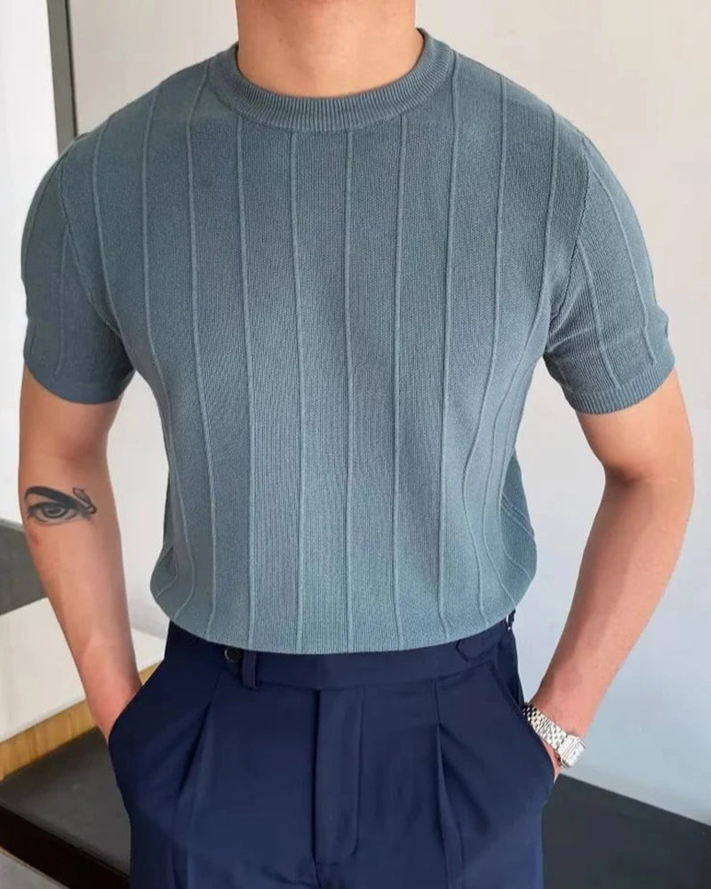 JAMES™ | Men's Piave Knitted T-Shirt