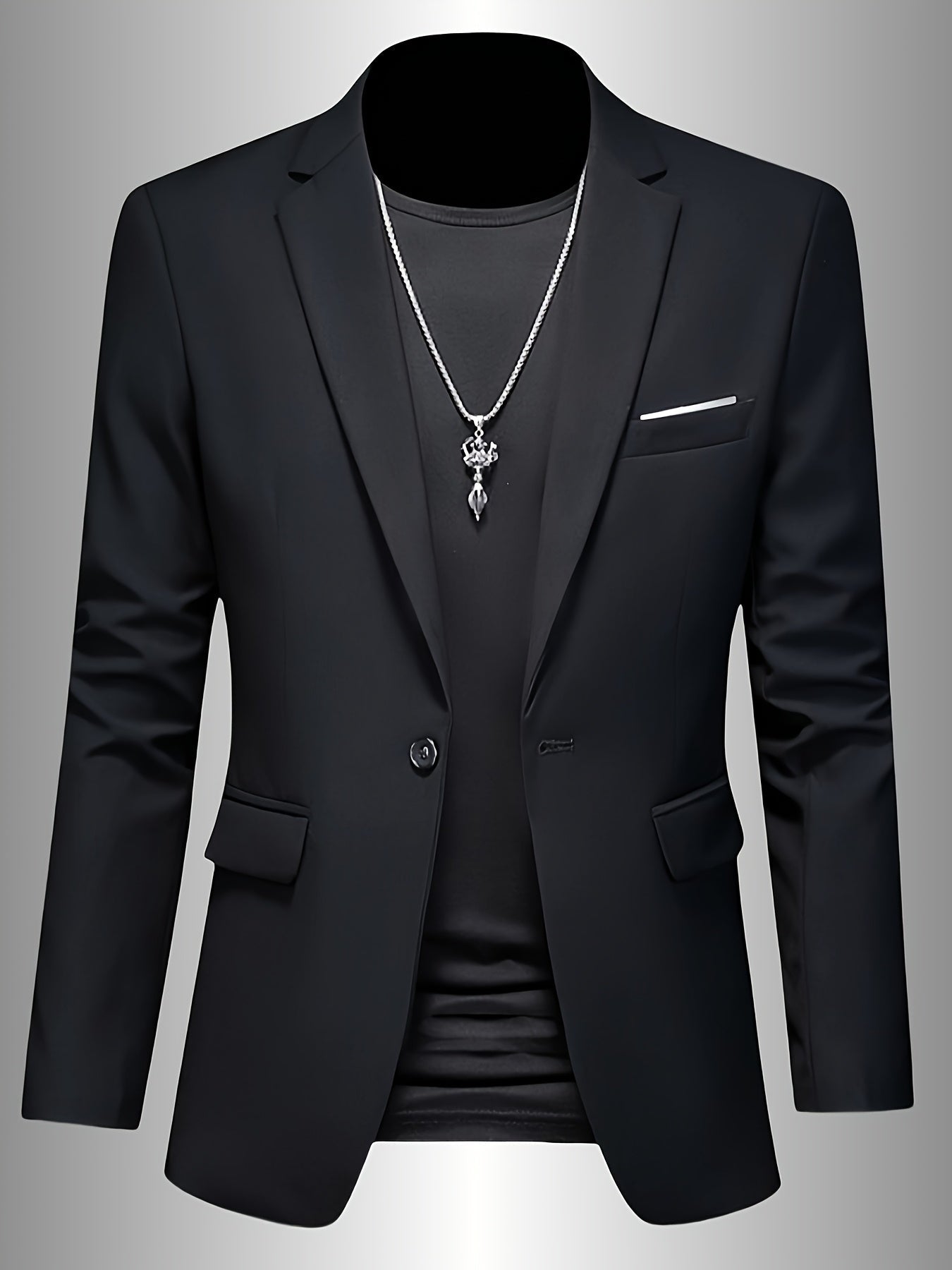 JAMES™ | Men's Skinny-Fit Woven Blazer