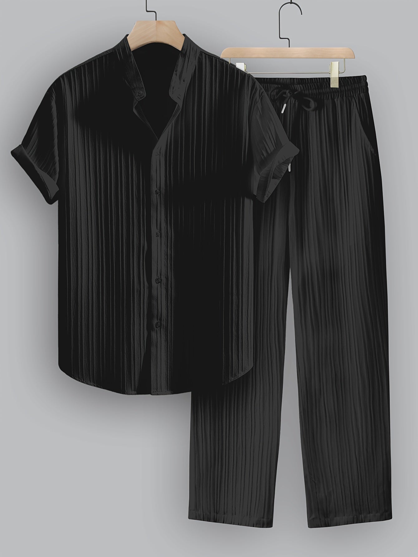 JAMES™ | Men's Ribbed Fabric Coordinated Set