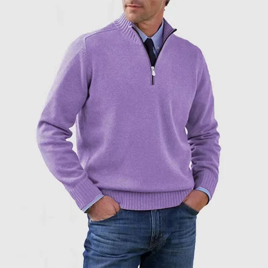 JAMES™ | CASUAL HALF-ZIP SWEATER