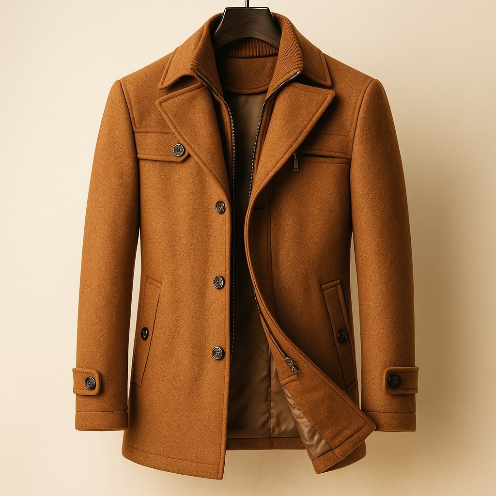 JAMES™ | LONG WOOL COAT FOR MEN
