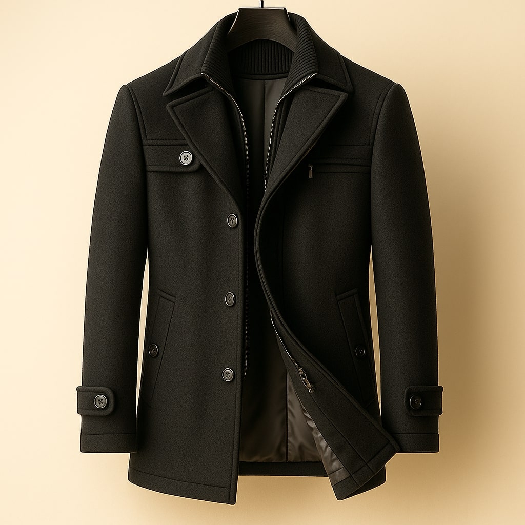 JAMES™ | LONG WOOL COAT FOR MEN