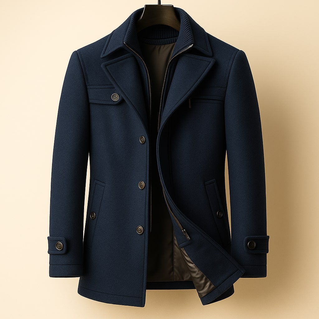 JAMES™ | LONG WOOL COAT FOR MEN