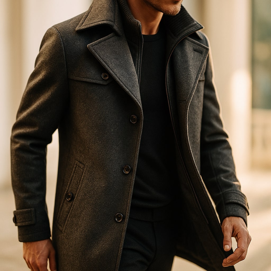JAMES™ | LONG WOOL COAT FOR MEN