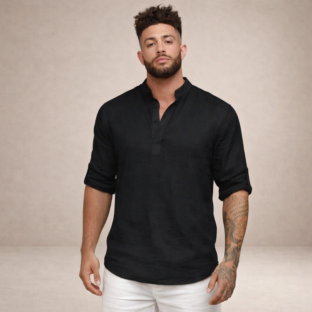 JAMES™ | Stand Collar Shirt