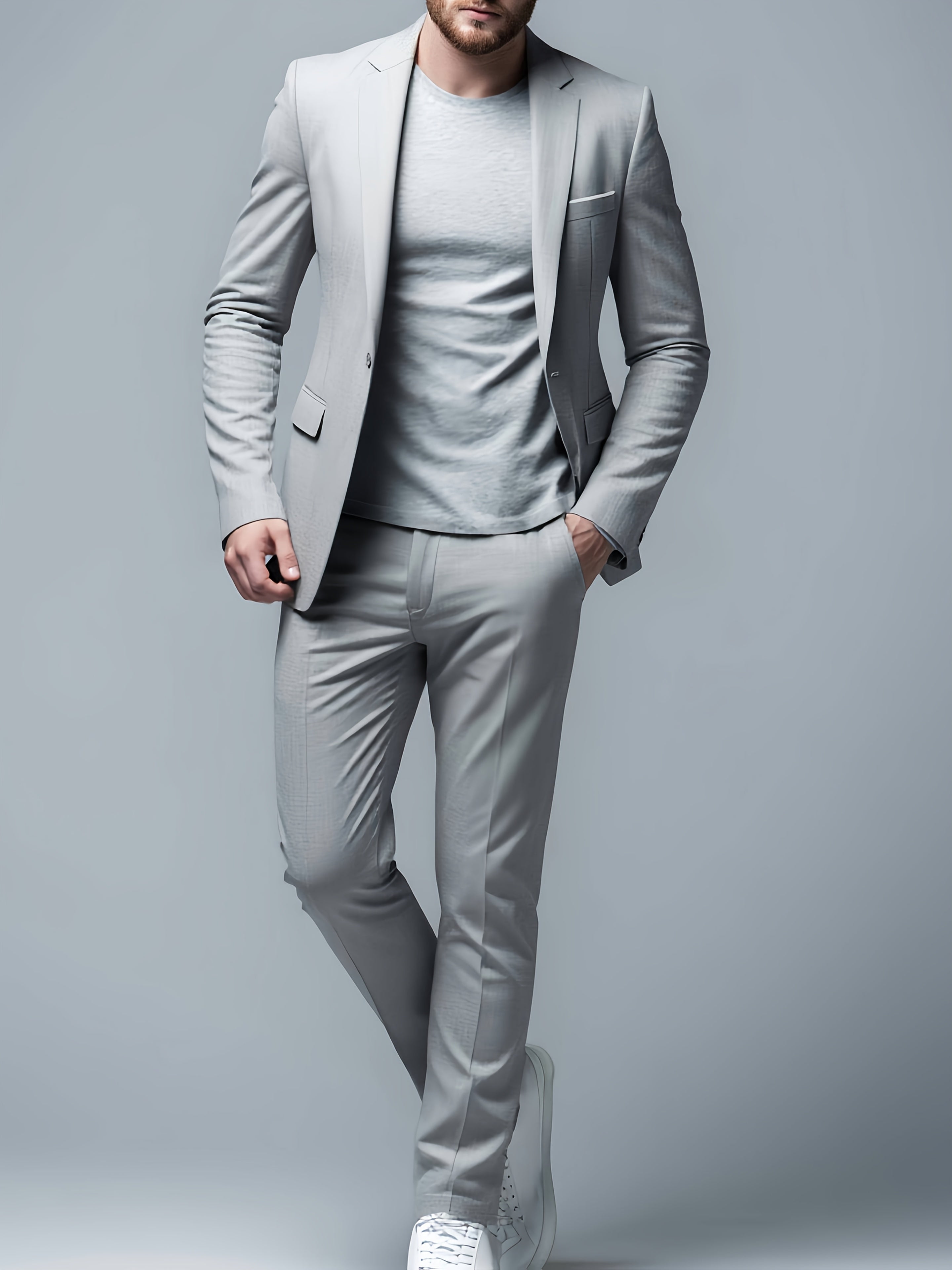 JAMES™ | Men's Stretch Two-Button Suit