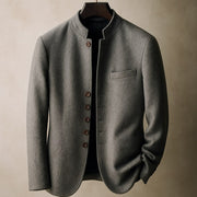 JAMES™ | WOOL JACKET WITH STRAIGHT COLLAR