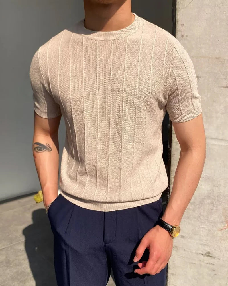 JAMES™ | Men's Piave Knitted T-Shirt