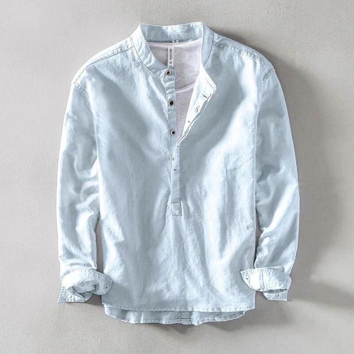 JAMES™ | MINIMALIST LINEN SHIRT