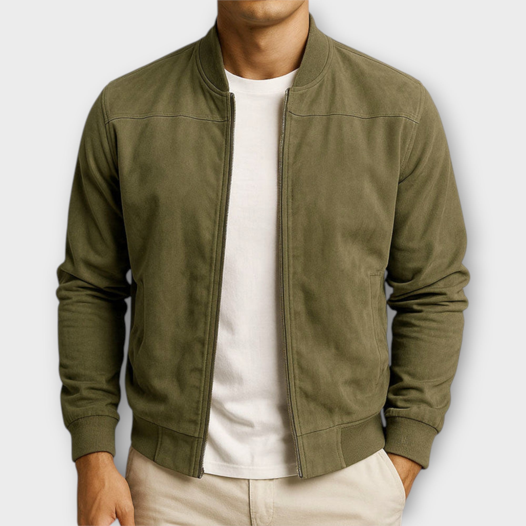 JAMES | SUEDE BOMBER JACKET