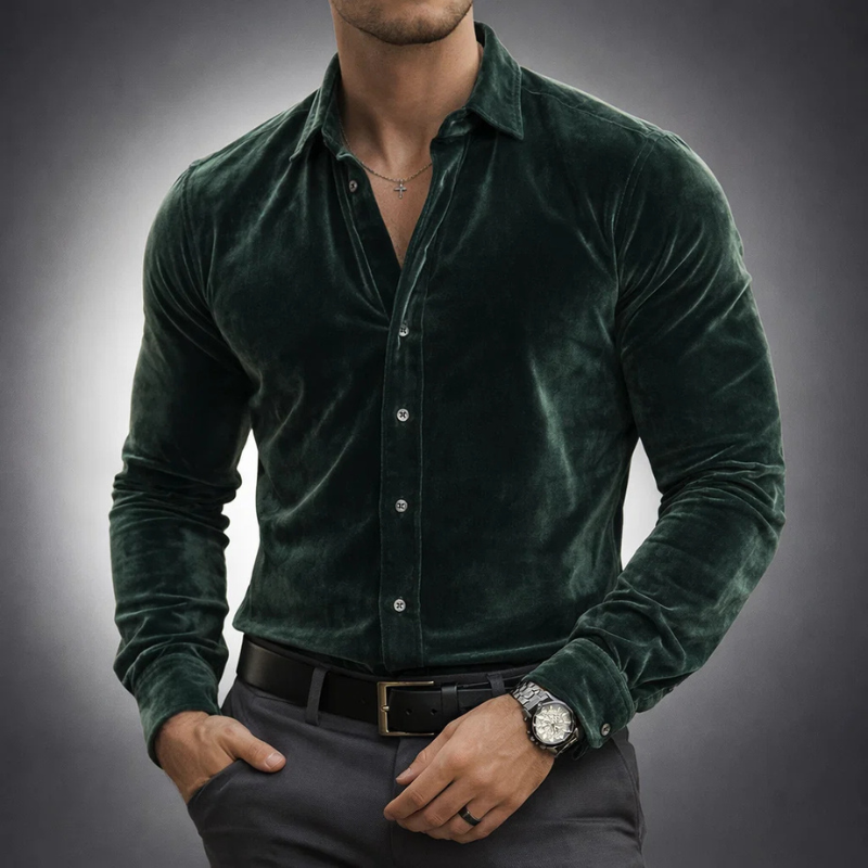 JAMES™ | VELVET SHIRT FOR MEN