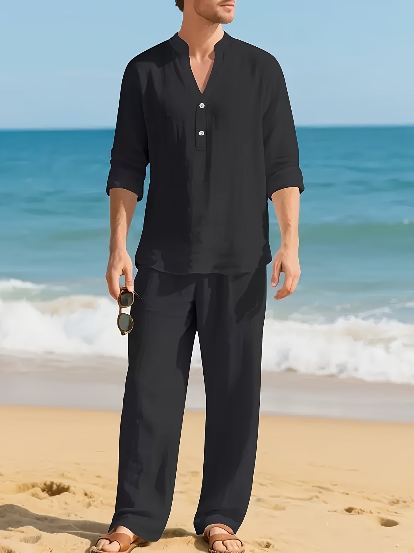 JAMES™ | Men's Woven Linen Co-ords