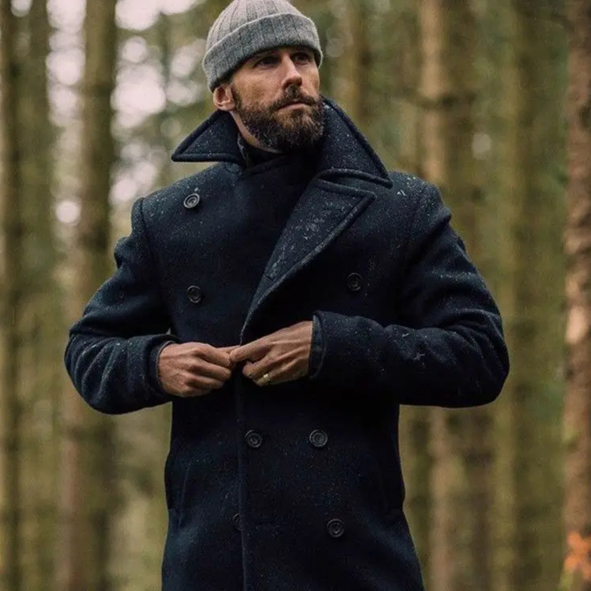 JAMES™ | Wool Peacoat
