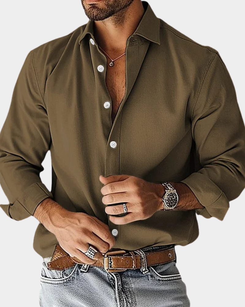 JAMES™ | SLIM FIT STRETCH BUTTONED SHIRT FOR MEN
