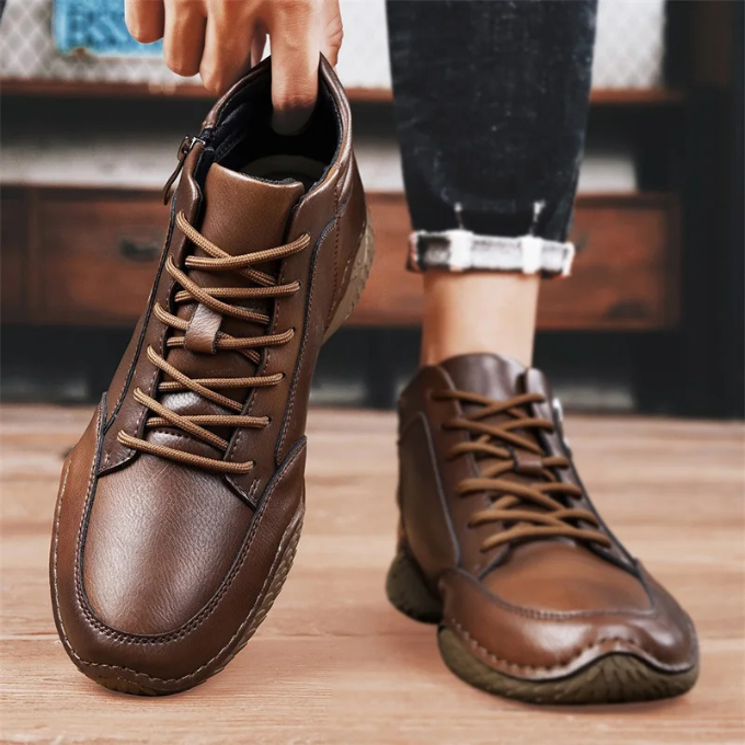 JAMES™ | MENS LEATHER ANKLE BOOTS
