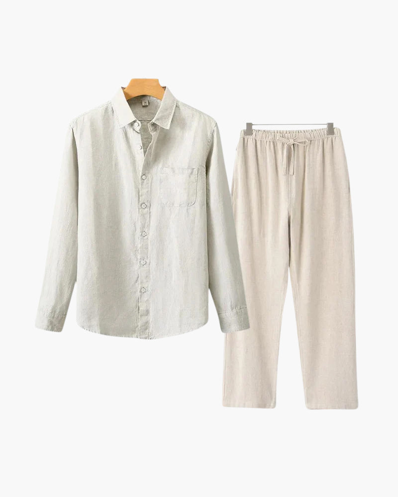 JAMES™ | LINEN COMBO (LONGSLEEVE)