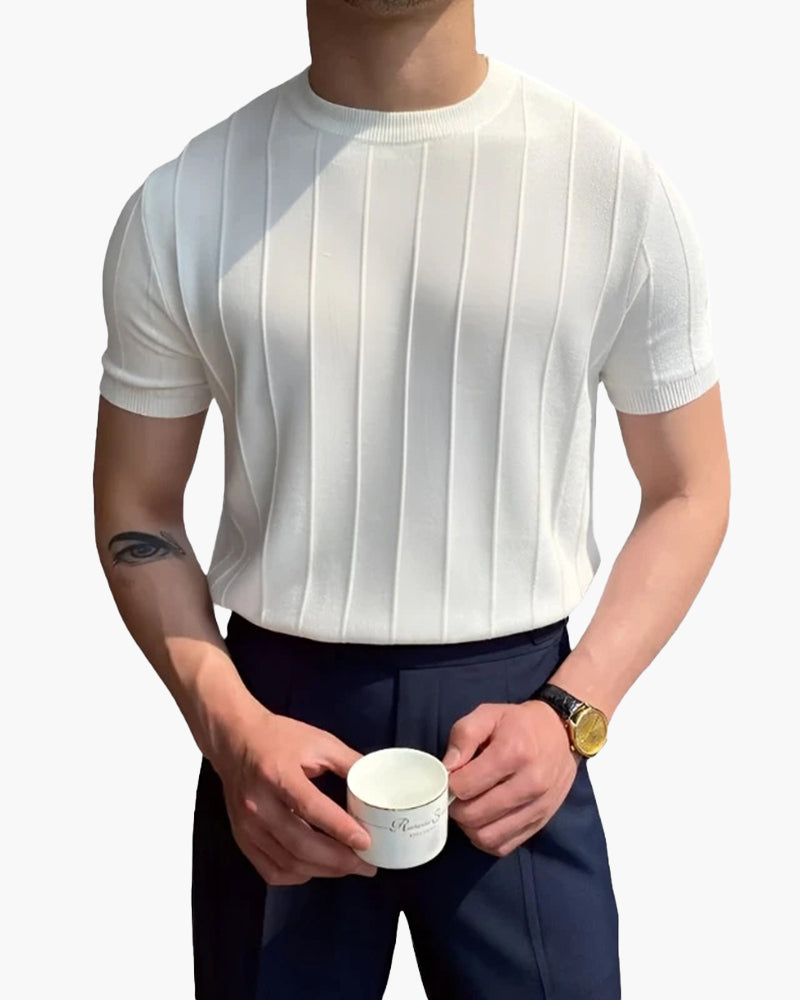 JAMES™ | Men's Piave Knitted T-Shirt