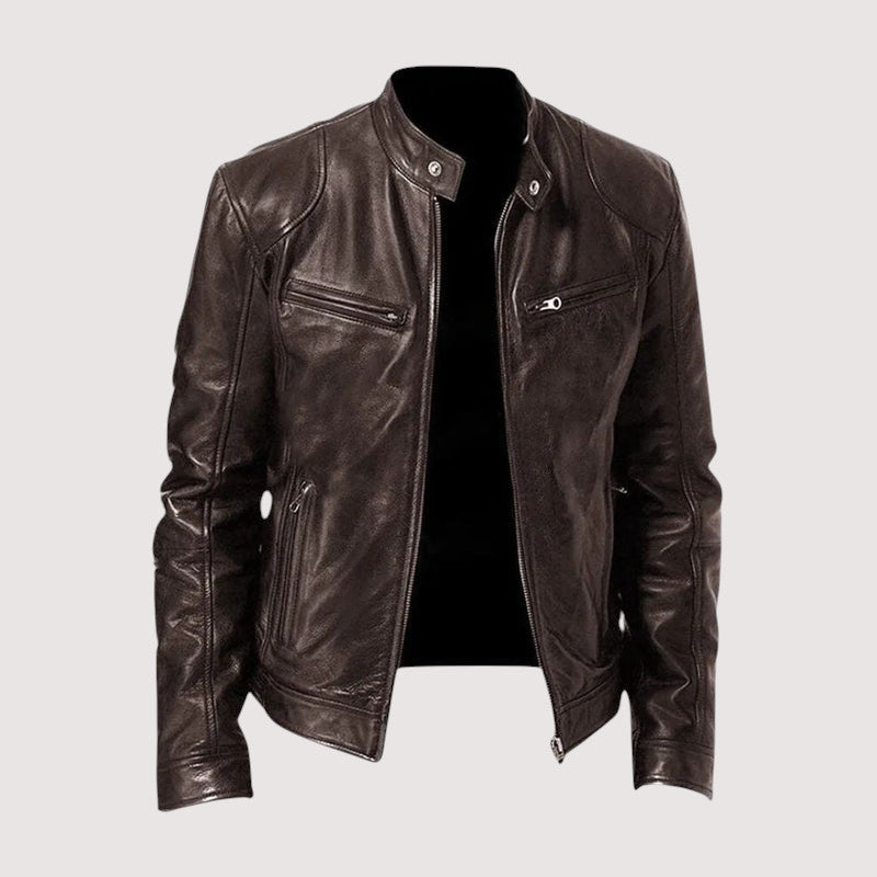 JAMES™ | ELEGANT LEATHER JACKET