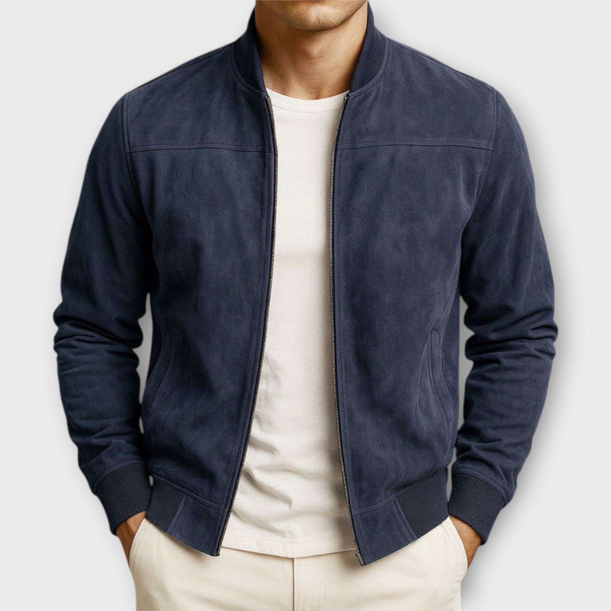 JAMES | SUEDE BOMBER JACKET