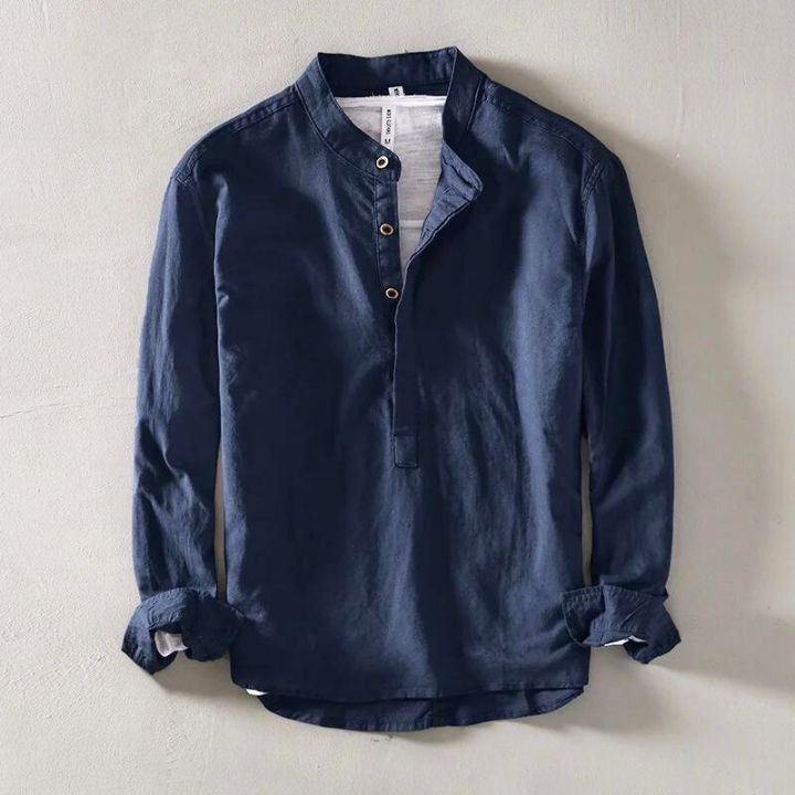 JAMES™ | MINIMALIST LINEN SHIRT