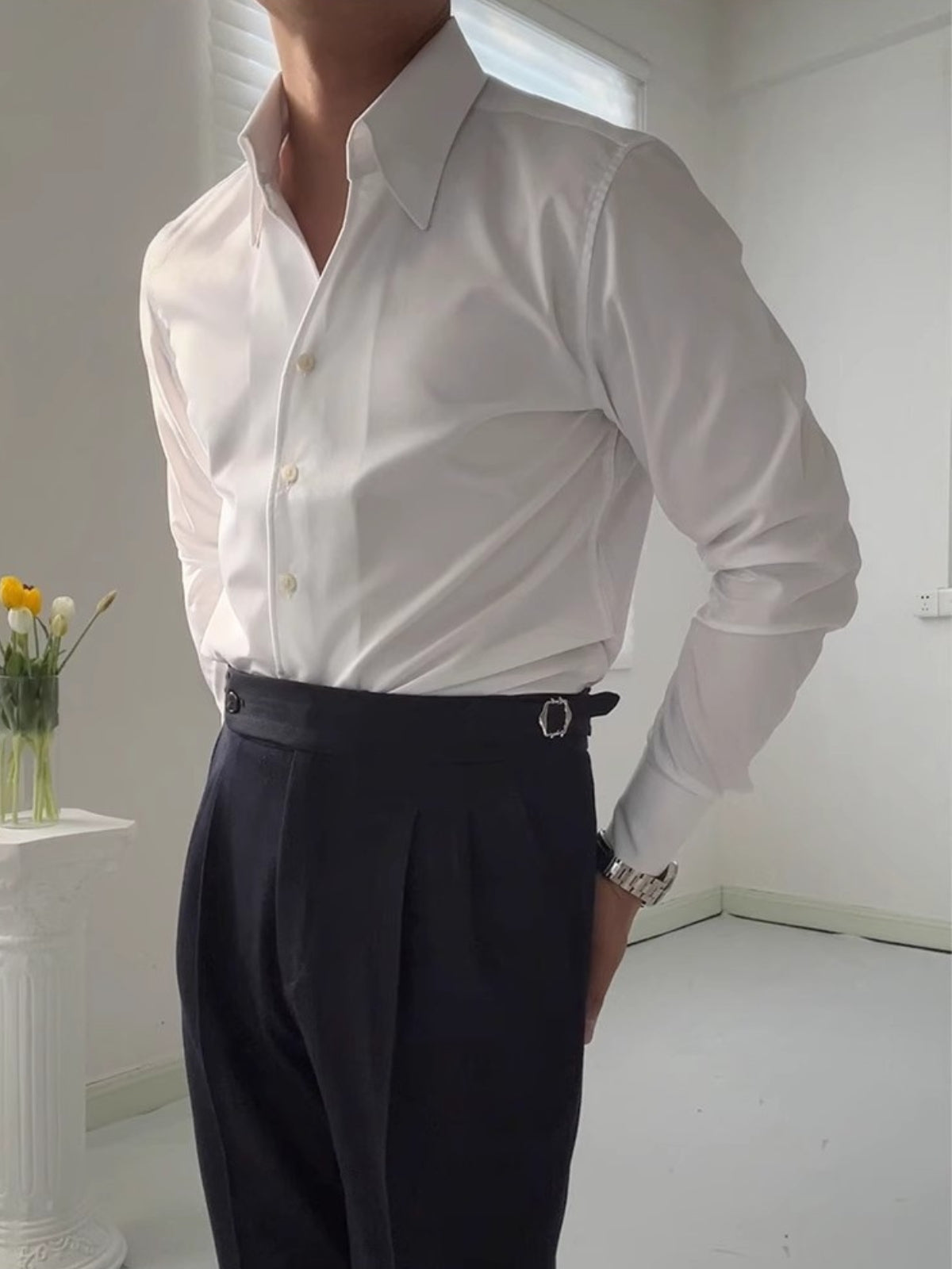 JAMES™ | MEN'S BAMBOO V-NECK SHIRT