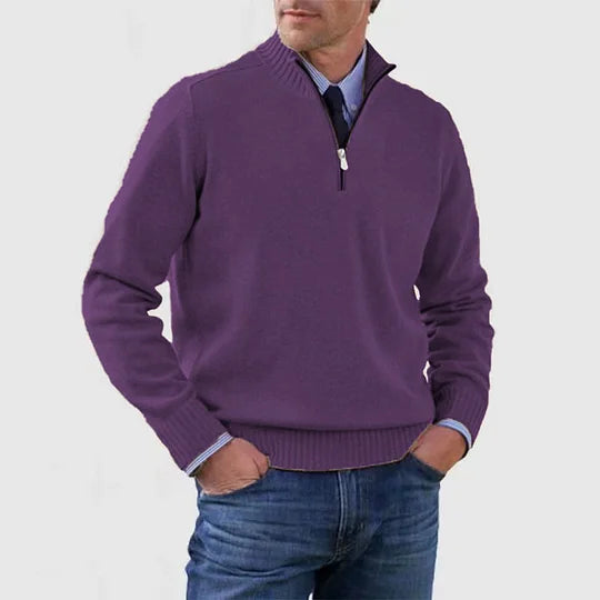 JAMES™ | CASUAL HALF-ZIP SWEATER