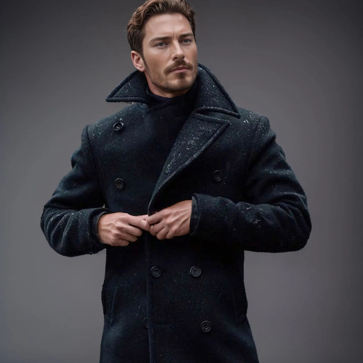 JAMES™ | Wool Peacoat