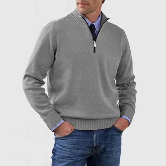 JAMES™ | CASUAL HALF-ZIP SWEATER