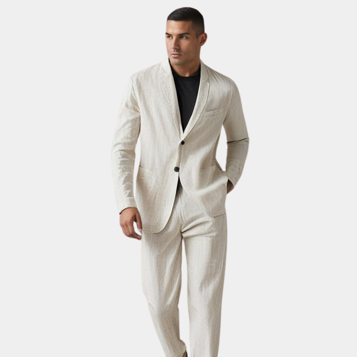 JAMES™ | Men's Linen-Cotton Suit