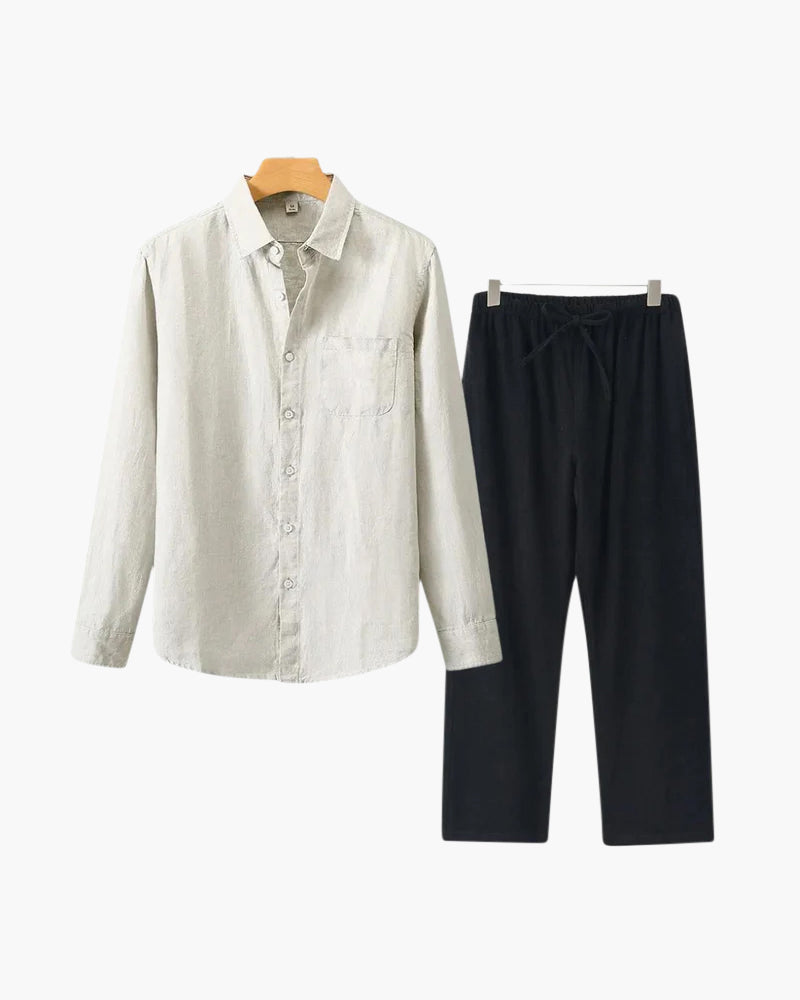 JAMES™ | LINEN COMBO (LONGSLEEVE)
