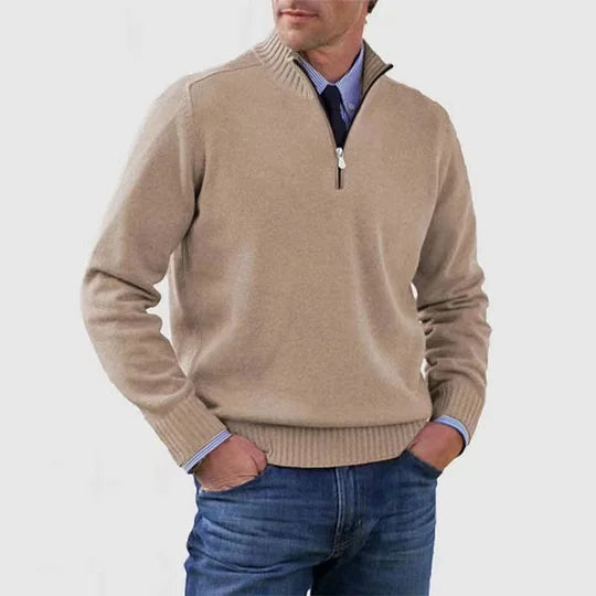 JAMES™ | CASUAL HALF-ZIP SWEATER