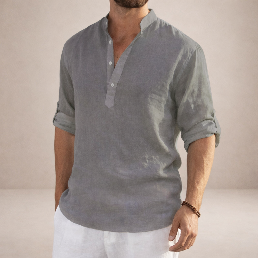 JAMES™ | Stand Collar Shirt