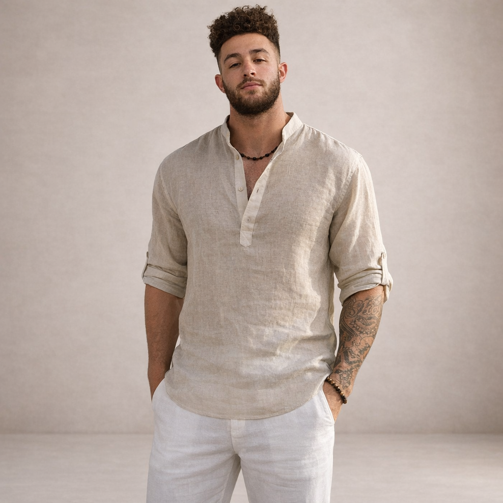 JAMES™ | Stand Collar Shirt