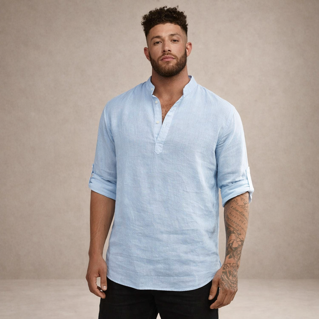 JAMES™ | Stand Collar Shirt