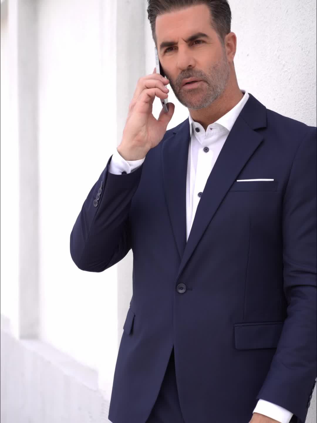 JAMES™ | Men's Stretch Two-Button Suit